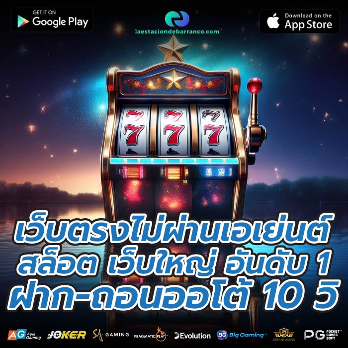 เว็บตรงไม่ผ่านเอเย่นต์สล็อต เว็บใหญ่ อันดับ 1 ฝาก-ถอนออโต้ 10 วิ